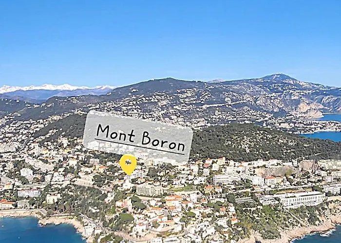 Studio- Mont Boron, Piscine Sur La