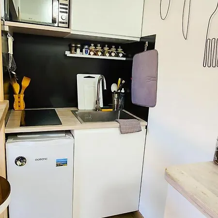 Studio- Mont Boron, Piscine Sur La *